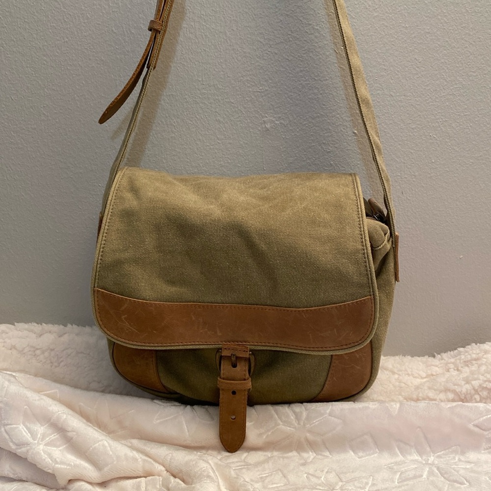 L. L. Bean vintage messenger bag.